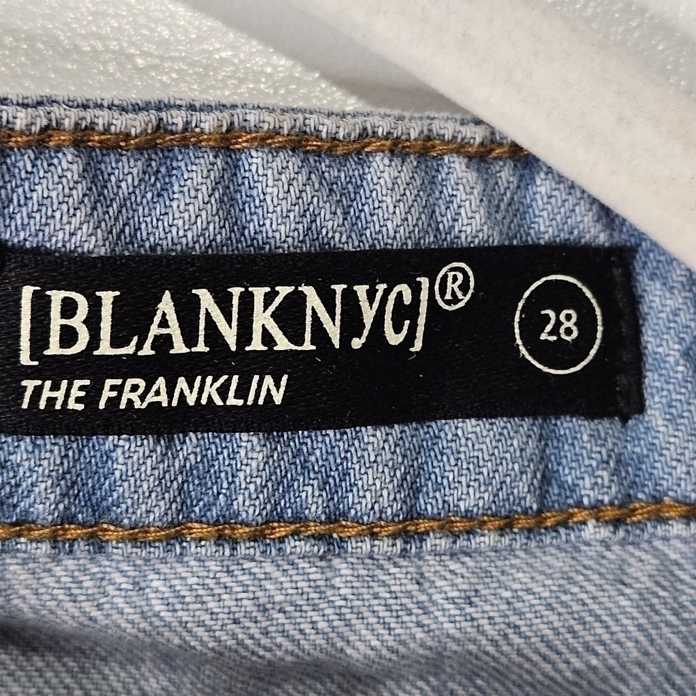 NWT BLANK NYC Asymmetrical jeans The Franklin size 28 - Picture 8 of 16